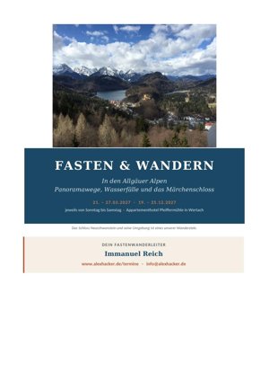 Titelseite des Programmhefts Allgäu